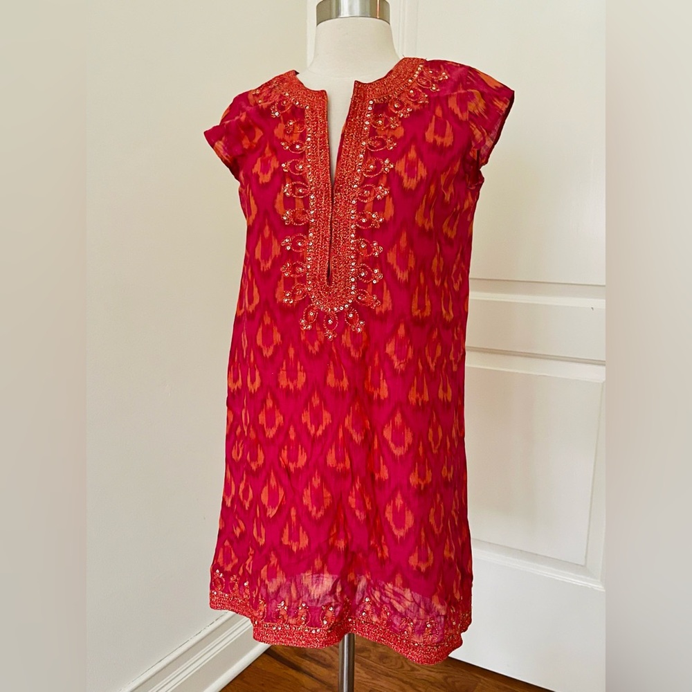 Calypso St Barth Vibrant Pink Dress Sz Xs